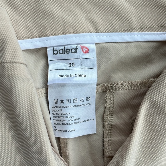 Baleaf kacki poly/ spandex unisex active shorts 30 euro  crew captain yacht wear - Picture 9 of 10